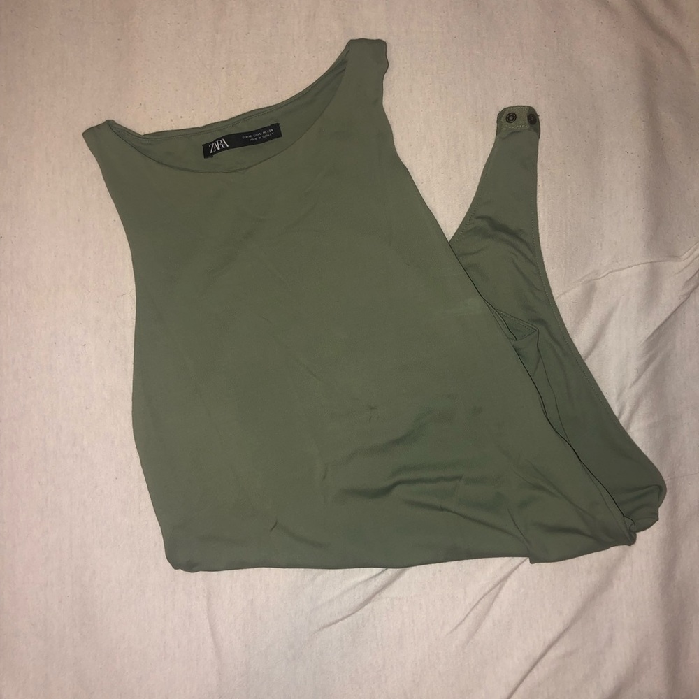 Zara green Bodysuit